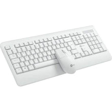 Carregar imagem no visualizador da galeria, Kit Teclado e Mouse Sem Fio Lecoo KW202 Branco
