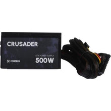 Carregar imagem no visualizador da galeria, Fonte Gamer ATX Fortrek Crusader 500W Preta
