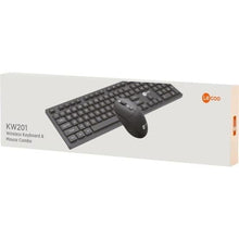 Carregar imagem no visualizador da galeria, Kit Teclado e Mouse Lecoo KW201 Sem Fio Preto
