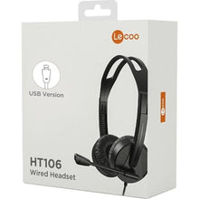 Carregar imagem no visualizador da galeria, Fone de Ouvido Com Microfone USB Lecoo HT106
