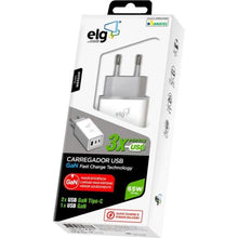 Carregar imagem no visualizador da galeria, Carregador USB W65GAN 3 Saídas 3A ELG
