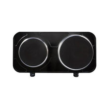 Carregar imagem no visualizador da galeria, Fogão Elétrico De Mesa Agratto FMP-02 2 Pratos Preto 220v
