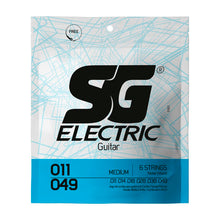 Carregar imagem no visualizador da galeria, Encordoamento P/guitarra 011 Sg Média - Grátis: 1ª(mi) Extra + 1 Palheta

