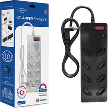 Carregar imagem no visualizador da galeria, Filtro de Linha Com Proteção DPS 3P Energia 8 Clamper Preto
