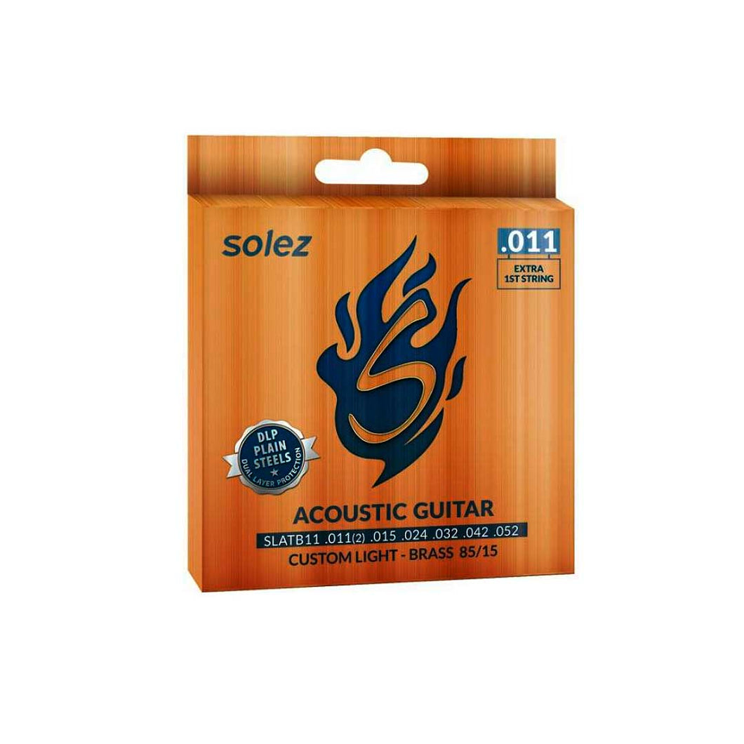 Jogo De Cordas P/violão Bronze 85/15 Solez 0.011