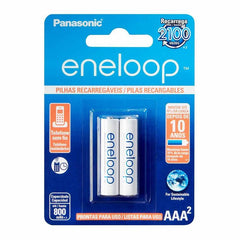 Pilha Recarregável Eneloop Std Aaa2 Panasonic 02 Unidades