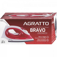 Carregar imagem no visualizador da galeria, Ferro de Passar Vapor Agratto Bravo FC-02 Cerâmico Vermelho 220v
