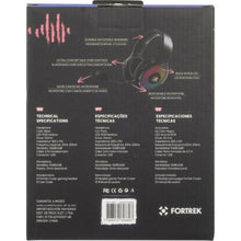 Carregar imagem no visualizador da galeria, Headset Gamer Fortrek Cruiser 7.1 USB RGB Preto
