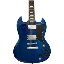 Carregar imagem no visualizador da galeria, Guitarra Elétrica Sg De Madeira Maciça Thomaz Teg 340 Azul

