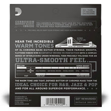 Carregar imagem no visualizador da galeria, Encordoamento Baixo 4C 40-100 D Addario XL Chromes ECB84
