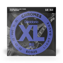 Carregar imagem no visualizador da galeria, Encordoamento Guitarra 12-52 D Addario XL Chromes ECG25
