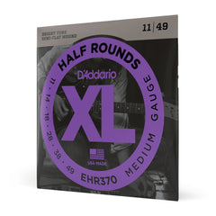 Encordoamento Guitarra 11-49 D Addario Half Rounds EHR370