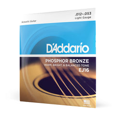 Encordoamento Violão Aço 12-53 D Addario Phosphor EJ16