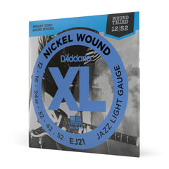 Encordoamento Para Guitarra 12-52 D Addario XL Nickel EJ21