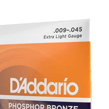 Carregar imagem no visualizador da galeria, Encordoamento Violão Aço 12C 09-45 D Addario Phosphor EJ41

