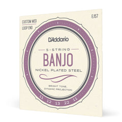 Encordoamento Para Banjo 5C D Addario Nickel Plated EJ57