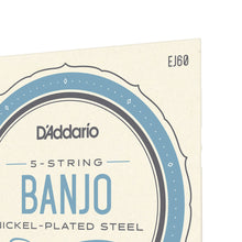 Carregar imagem no visualizador da galeria, Encordoamento Para Banjo 5C D Addario Nickel Plated EJ60

