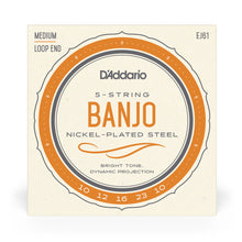 Carregar imagem no visualizador da galeria, Encordoamento Banjo 5C D Addario Nickel Plated Steel EJ61
