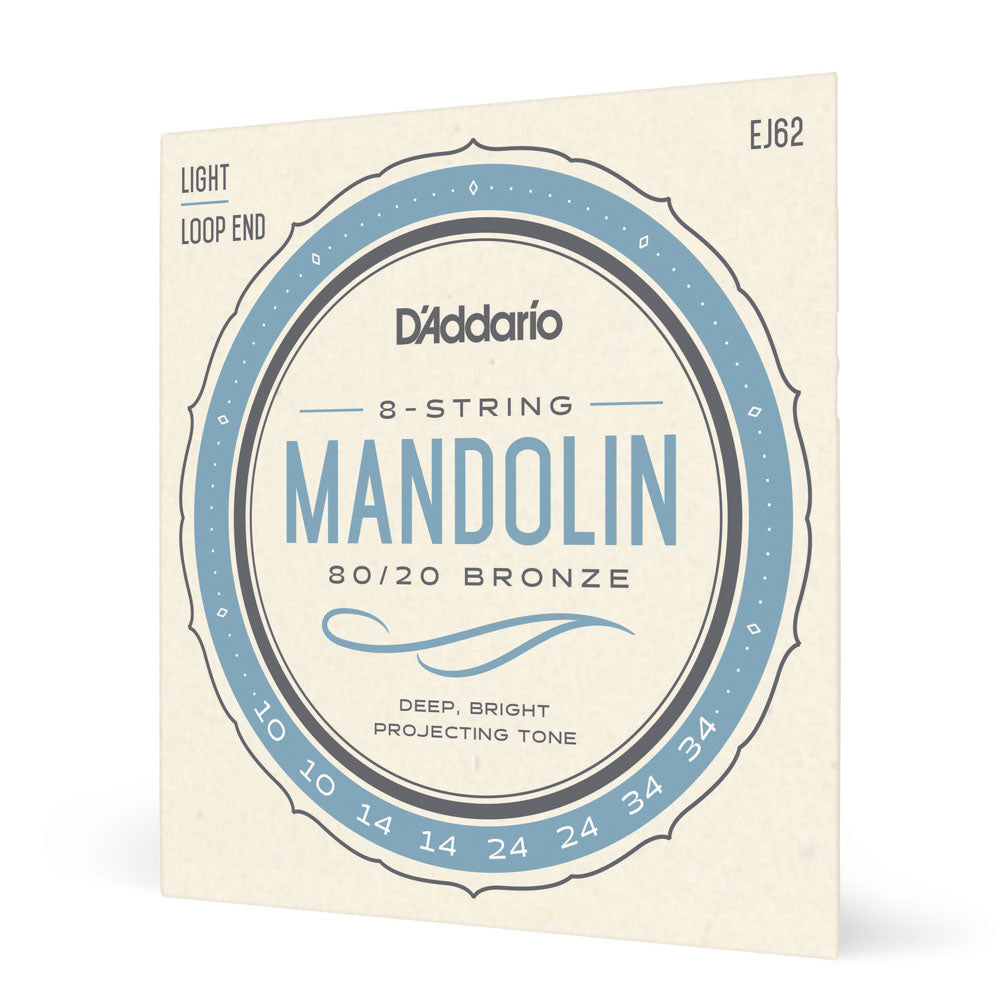 Encordoamento Bandolim 10-34 D Addario Bronze 80/20 EJ62