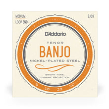 Carregar imagem no visualizador da galeria, Encordoamento Banjo Tenor D Addario Nickel Plated Steel EJ63
