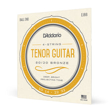 Carregar imagem no visualizador da galeria, Encordoamento Violão Tenor Aço D Addario Bronze 80/20 EJ66
