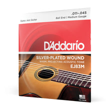 Carregar imagem no visualizador da galeria, Encordoamento Violão Aço .011 D Addario Silver-Plated EJ83M

