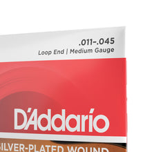 Carregar imagem no visualizador da galeria, Encordoamento Violão Aço .011 D Addario Silver-Plated EJ84M
