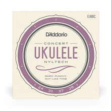 Carregar imagem no visualizador da galeria, Encordoamento Ukulele Concerto D Addario Nyltech EJ88C
