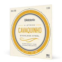 Carregar imagem no visualizador da galeria, Encordoamento Cavaquinho .011 D Addario Stainless Steel EJ93
