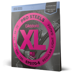 Encordoamento Baixo 6C 32-130 D Addario XLProSteels EPS170-6