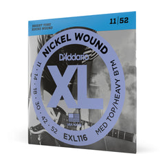 Encordoamento Guitarra 11-52 D Addario XL Nickel EXL116