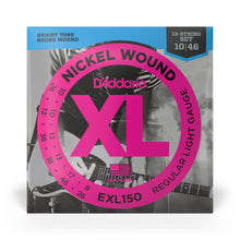 Carregar imagem no visualizador da galeria, Encordoamento Guitarra 12C 10-46 D Addario XL Nickel EXL150
