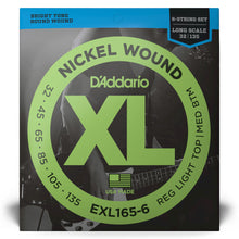 Carregar imagem no visualizador da galeria, Encordoamento Baixo 6C 32-135 D Addario XL Nickel EXL165-6

