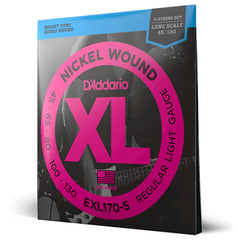 Encordoamento Baixo 5C 45-130 D Addario XL Nickel EXL170-5