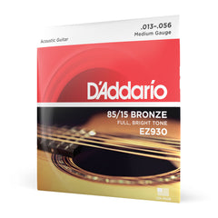 Encordoamento Violão Aço 13-56 D'Addario85/15  Bronze EZ930