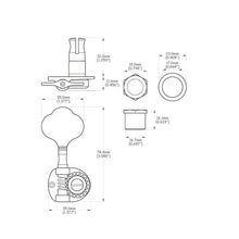 Carregar imagem no visualizador da galeria, Tarraxa Para Baixo Preta R4 Spirit JB45-BK-R4

