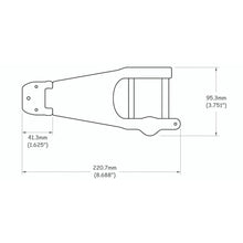 Carregar imagem no visualizador da galeria, Ponte Sistema Trêmolo Guitarra Bigsby Cromada Spirit B70-CR
