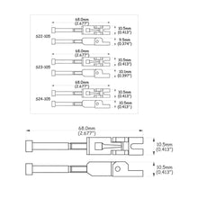 Carregar imagem no visualizador da galeria, Saddles Ponte Guitarra Dourado (Unidade) Spirit S24-105 GD
