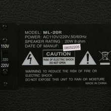 Carregar imagem no visualizador da galeria, Amplificador Para Guitarra 20watts Com Reverb Ml 20r Mega
