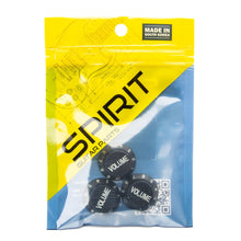 Carregar imagem no visualizador da galeria, Knob Plástico Instrumentos Volume (3 Peças) Spirit PSV-V-BK
