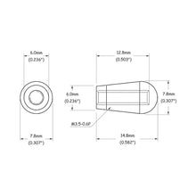 Carregar imagem no visualizador da galeria, Knob Chaves Seletoras Guitarra (6 Peças) Spirit BTG-M3.5-GD
