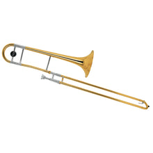 Carregar imagem no visualizador da galeria, Trombone De Vara Tb 200v Laqueado Dourado Com Case New York
