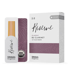 Palheta Clarineta 2.0 (10) DAddario Organic Reserve Classic