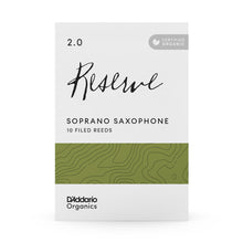 Carregar imagem no visualizador da galeria, Palheta Sax Soprano (10) DAddario Organic Reserve ODIR1020
