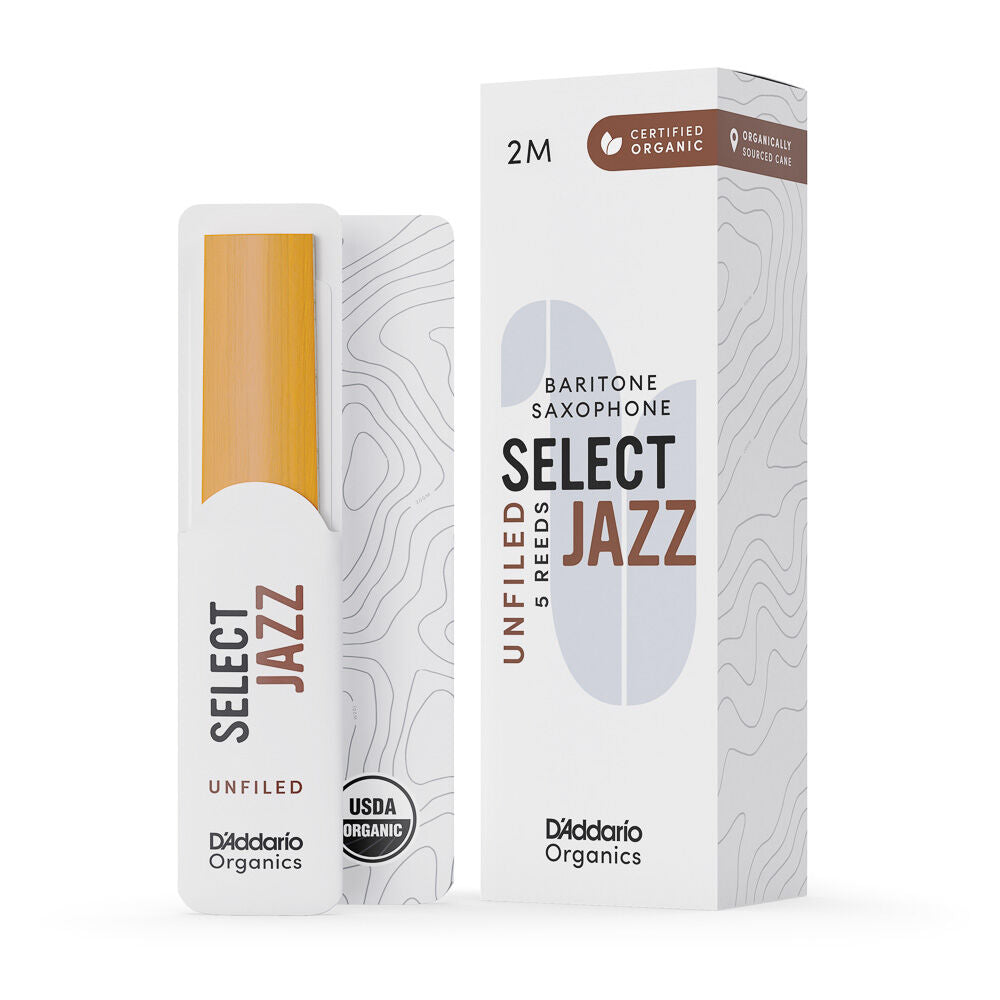 Palheta Sax Barítono 2M (5) DAddario Organic Select Jazz