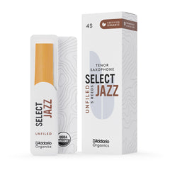 Palheta Sax Tenor 4S (5 Peças) DAddario Organic Select Jazz