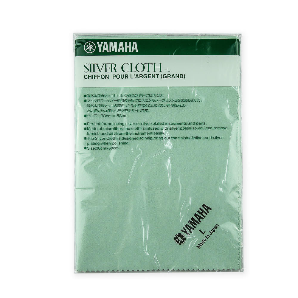Tecido Polimento Instrumentos Sopro Yamaha Silver Cloth L