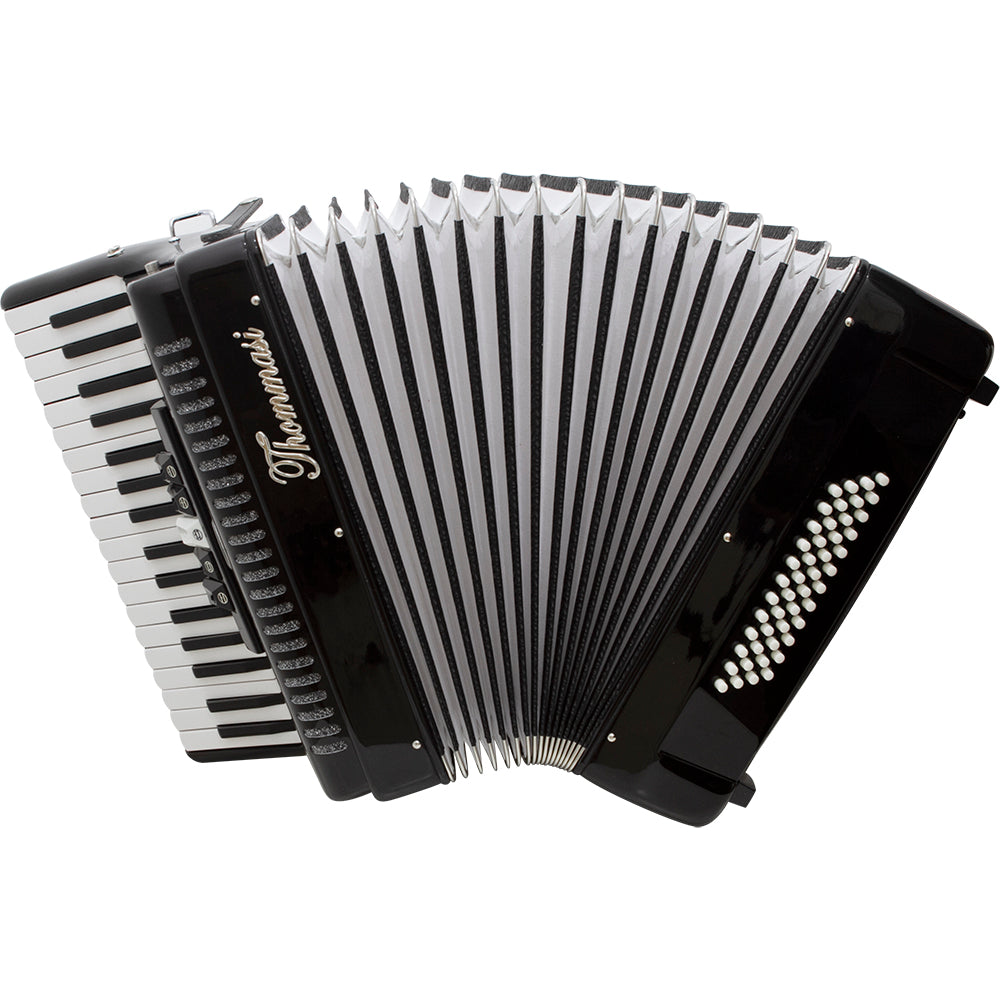 Acordeon 48 Baixos 34 Teclas Ta 4805 Preto Thommasi