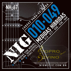 Encordoamento 010 /049 Guitarra Medidas Híbridas NIG NH67