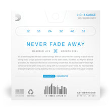 Carregar imagem no visualizador da galeria, Encordoamento Violão Aço Revestido 12-53 D Addario XS 80/20
